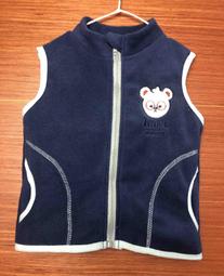 全館滿699免運【MONKEY BABY 】搖粒絨笑臉圖案淺藍色背心(65799) 歷史價格詳細信息