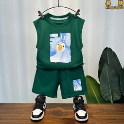 夏季兒童背心男童薄款打底衫寶寶無袖恤小男孩吸汗透氣跨欄 歷史價格詳細信息