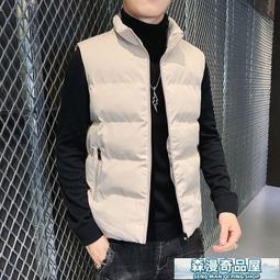 羽絨馬甲男 背心外tao男 傳奇保羅冬季男士馬甲加厚保暖男裝棉yi外tao立領棉背心外穿棉坎肩 歷史價格詳細信息