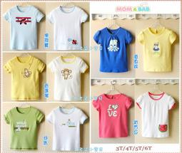 ❤大老婆小寶貝❤夏天mom and bab可愛貓咪、小熊短袖上衣／短T (24m、3T、4T、5T、6T) 歷史價格詳細信息