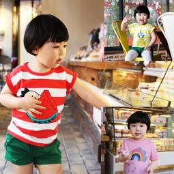 兒童短袖t恤圓領汪汪隊童裝男女童棉t恤品牌童裝 歷史價格詳細信息