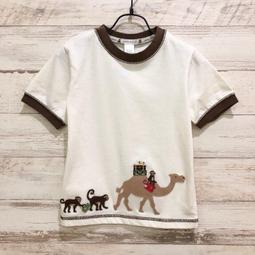 Maple麋鹿小舖 美國購買童裝品牌 GYMBOREE 男童土黃色圖案短T ＊ ( 現貨4號 ) 歷史價格詳細信息