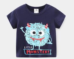 ☆汪汪鼠☆【童裝】男童 短袖T恤 藍色底 馬路上的汽車 圓領上衣【開立發票】 歷史價格詳細信息