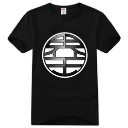 卡通動漫七龍珠短袖親子裝兒童裝純棉T恤男女孫悟天學生上衣休閑#男裝 歷史價格詳細信息