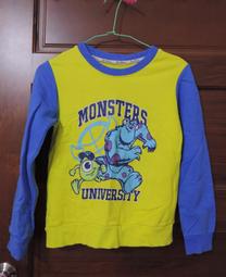 二手8成新 agnès b. 小b 紫藍橫條圓領長袖T  M號 歷史價格詳細信息