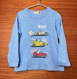 全館滿699免運【MONKEY BABY 】竹節棉鯊魚圖案T恤(18566) 歷史價格詳細信息