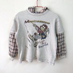 二手男童裝13   藍色厚棉質T恤童裝 歷史價格詳細信息