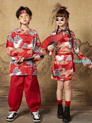 元旦演出服兒童中國風套裝男孩紅色唐裝女孩漢服秋冬國潮街舞表演 歷史價格詳細信息
