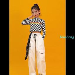 兒童嘻哈街舞套裝兒童啦啦隊潮服中小學生運動會開幕式演出服秋季 歷史價格詳細信息