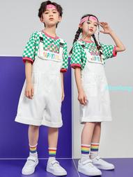 兒童街舞潮服幼兒園大合唱西裝演出服套裝女孩架子鼓爵士舞表演服 歷史價格詳細信息