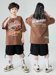 六一兒童演出服男童hiphop嘻哈街舞潮服女童爵士舞服裝幼兒園班服 歷史價格詳細信息