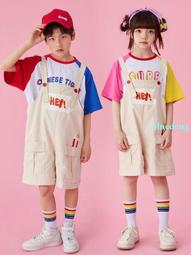 六一兒童背帶褲表演服裝男女孩幼兒園可愛班服大小班啦啦隊演出服 價格比較,價格查詢,歷史價格詳細信息