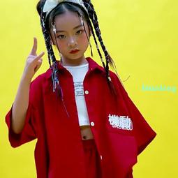 六一兒童演出服嘻哈男孩街舞潮服套裝女孩爵士舞服裝hiphop潮牌夏 歷史價格詳細信息