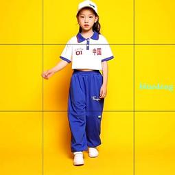 六一兒童啦啦隊演出服小學生運動會入場班服幼兒園畢業表演服裝夏 歷史價格詳細信息