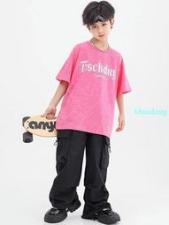 兒童街舞潮服架子鼓帥氣表演服套裝男孩hiphop潮牌外套嘻哈演出服 歷史價格詳細信息