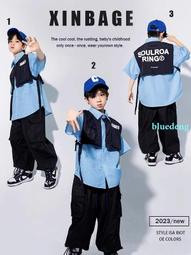 女孩爵士舞演出服裝兒童街舞嘻哈潮服jazz酷帥衣服機車服走秀女 歷史價格詳細信息