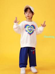 兒童啦啦隊秋季舞蹈演出服小學生運動會班服套裝幼兒園可愛鴨表演 歷史價格詳細信息