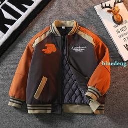 加絨棒球服外套大童男裝青少年男孩加厚連帽夾克高初中學生秋冬裝 歷史價格詳細信息