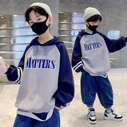 『購物趣』童裝男童春季秋衛衣套裝新款中大童春秋套裝男孩子休閒運動兩件套~JD15832 歷史價格詳細信息