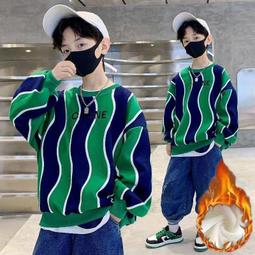 《愛網購》~JD15006~兒童裝男童衛衣秋冬款新款冬季加絨寬鬆休閒上衣中大童男孩帥氣潮 價格比較,價格查詢,歷史價格詳細信息