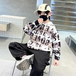 【八號館】童裝兒童衛衣春秋新款中大童韓版幾何印花洋氣上衣潮兒童春秋．JC15628 歷史價格詳細信息