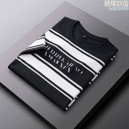 夏季新款時尚圓領短袖體恤男修身印花圖案個性青年潮半袖t恤 歷史價格詳細信息