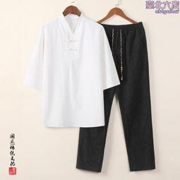 中國風男裝暗花超薄冰絲t恤男短袖小shan國潮大碼寬松半袖夏季yifu 歷史價格詳細信息