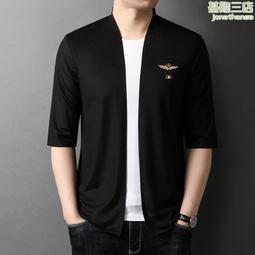 湯米黑示含桑蠶絲錦綸t恤男士短袖2024夏季新款寬鬆半袖T恤中年翻 歷史價格詳細信息