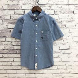 Maple麋鹿小舖 Abercrombie&Fitch ＊ AF 藍色電繡花花短袖厚洋裝 ＊ ( 現貨M-P號 ) 歷史價格詳細信息