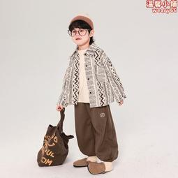 暢果童裝男童襯衫兒童春款條紋棉麻襯衣中小童日韓系春秋長袖上衣 歷史價格詳細信息