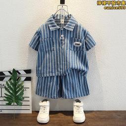 童裝男童夏裝牛仔褲2024中小童破洞五分褲男孩休閒百搭鬆緊中褲 歷史價格詳細信息