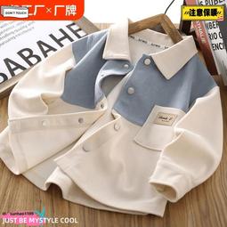 童襯衫春季男童長袖襯衫兒童中大童格子休閒襯衫男孩連帽外穿襯衣 歷史價格詳細信息