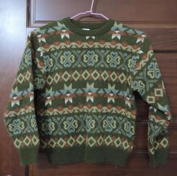 二手8成新 agnès b. 小b 紫藍橫條圓領長袖T  M號 歷史價格詳細信息