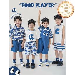 吾裡卜一男童寬鬆翻領格子襯衫2024春季新款兒童長袖文藝簡約襯衣 歷史價格詳細信息