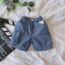 男童夏季牛仔短褲2023新款大童夏款5五分褲薄款7七分兒童套裝潮外穿 歷史價格詳細信息