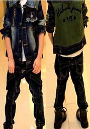 韓潮款斑馬圖案設計藍色/螢光綠款長袖棉T(100-140CM)超值特價138元 歷史價格詳細信息