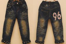 出清 童裝 牛仔褲 牛仔寬褲 寬褲 褲子 長褲 反摺造型 休閒褲 薄款 牛仔長褲 歷史價格詳細信息