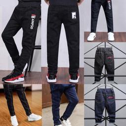 童裝牛仔褲女童白色春秋款中大童新款兒童破洞男童長褲寶寶鉛筆褲 歷史價格詳細信息