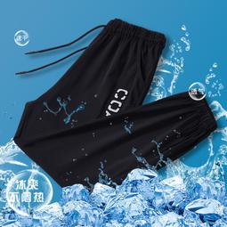 [免運]夏季新中式薄款冰絲束腳九分褲中國風復古盤扣大碼哈倫休閑褲男潮#金隆男裝 歷史價格詳細信息