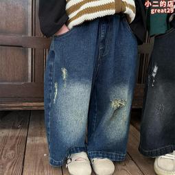 佳葉童品2024兒童春季新款拼接直筒ku男女寶寶森系闊腿ku九分ku 歷史價格詳細信息