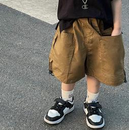 男夏褲帥氣微哈束腳褲魔術貼收腳大口袋工裝褲男青少年運動褲男 歷史價格詳細信息