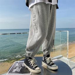 灰色衛褲男士運動褲子春秋季潮牌ins寬松垂感直筒褲百搭休閑長褲 歷史價格詳細信息