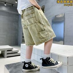 男童夏裝休閒短褲大童2024新款兒童中褲夏季薄款五分褲男孩潮外穿 歷史價格詳細信息