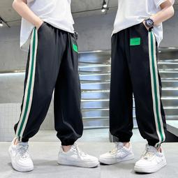 男童褲子夏季薄款兒童運動褲2024新款涼感中大童褲冰絲夏裝 歷史價格詳細信息