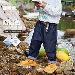 寶寶牛仔褲露營風男童春季休閒長褲兒童春款褲子衣服嘟嘟家童裝潮 歷史價格詳細信息