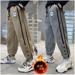 中大男童裝春秋款褲子男孩兒童休閒闊腿帥氣直筒加絨牛仔秋季8歲9 歷史價格詳細信息