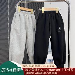 兒童加厚羊羔絨衛褲2023冬季男童幼兒園神褲寶寶冬裝一條過冬褲子 歷史價格詳細信息