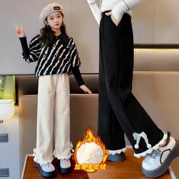 兒童加絨加厚褲子秋冬款羊羔絨一條過冬季棉褲男童裝女童運動厚棉褲 歷史價格詳細信息