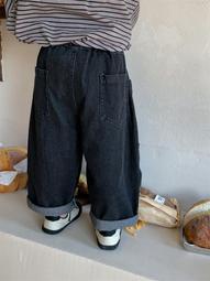 男童秋冬裝直筒寬鬆牛仔褲2023安陽童裝新款兒童套裝男孩冬季帥極簡 歷史價格詳細信息