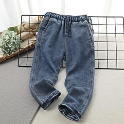 童裝兒童褲子男童純棉牛仔褲秋款2023春秋季新款寶寶洋派休閒長褲 歷史價格詳細信息